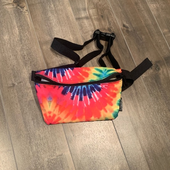 Rainbow Tie Dye Print Fanny Pack Waist Bag - Picture 9 of 10